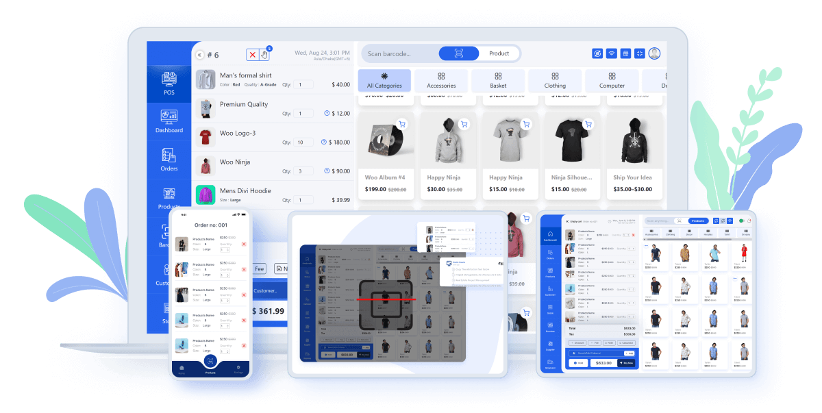 Point of Sale interface for unified integrated business solutions